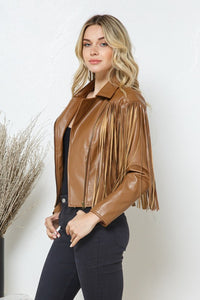 Kacey Faux Leather Jacket