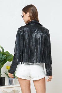 Kacey Faux Leather Jacket