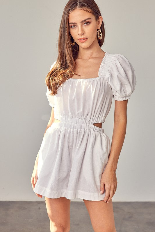 Taylor Puff Sleeve Romper