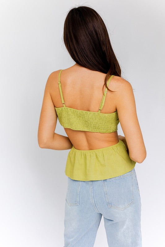 Sheryl Cutout Cami Top