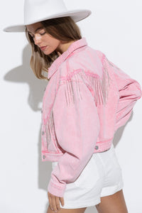 Billie Denim Fringe Jacket