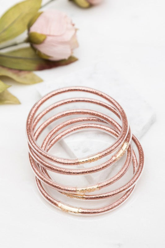 Glitz and Glam Bangle Bracelets