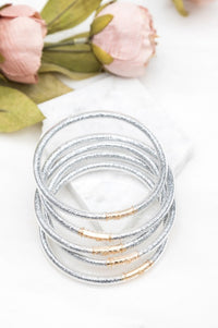 Glitz and Glam Bangle Bracelets