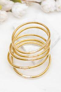 Glitz and Glam Bangle Bracelets