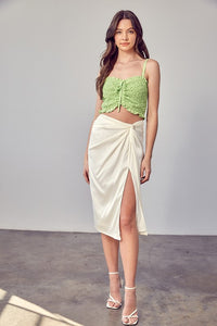 Sofia Side Slit Skirt