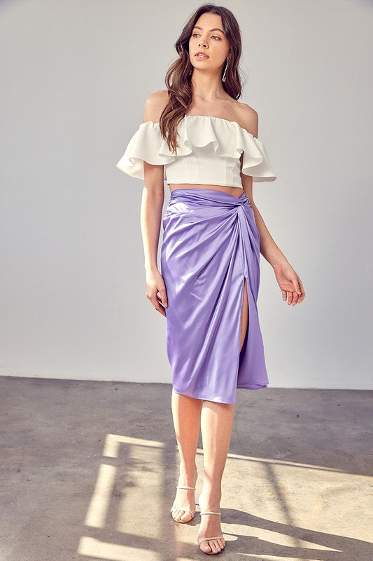 Sofia Side Slit Skirt