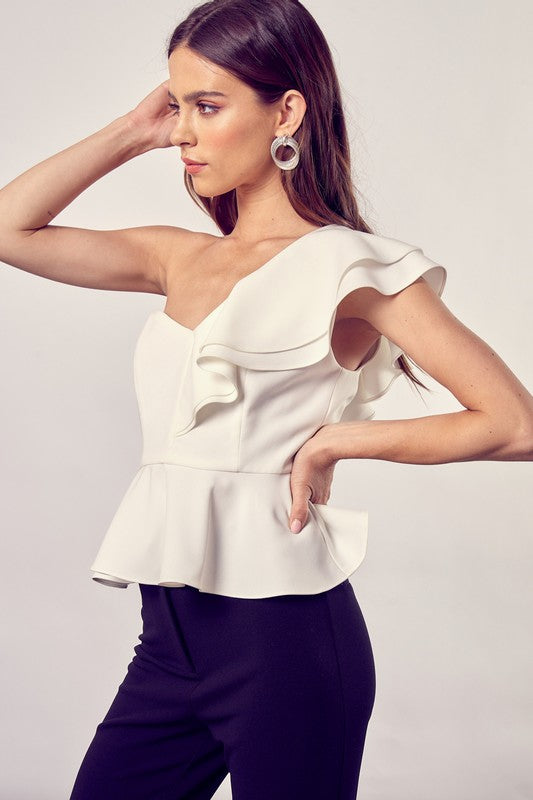 Reece Ruffle Top