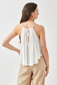 Haley Halter Accent Top