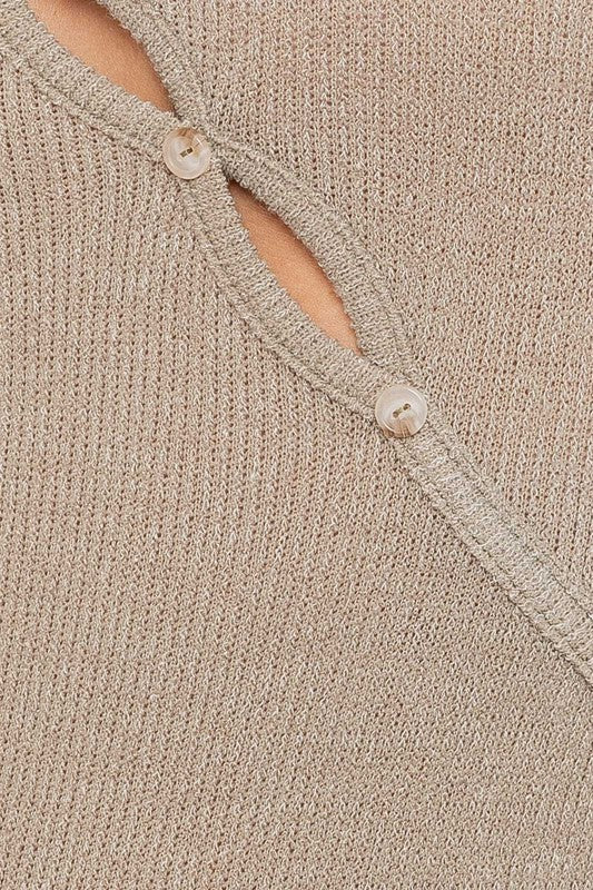 Brynn Button Detail Bodysuit