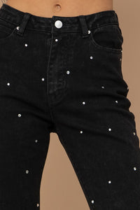 Bonnie Studded Rhinestone Jeans