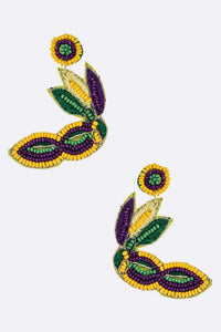 Masquerade Beaded Earrings