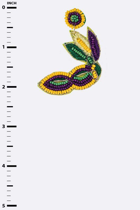 Masquerade Beaded Earrings