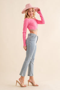 Bonnie Studded Rhinestone Jeans