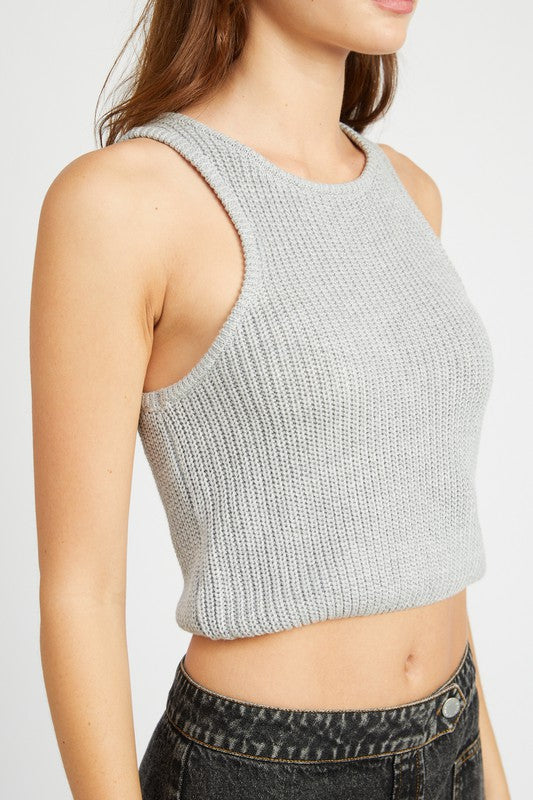 Knit Racer Tank