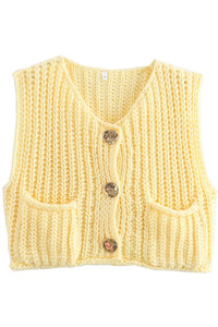 Cora Knit Sweater- Blue, Brown, Pink, Yellow