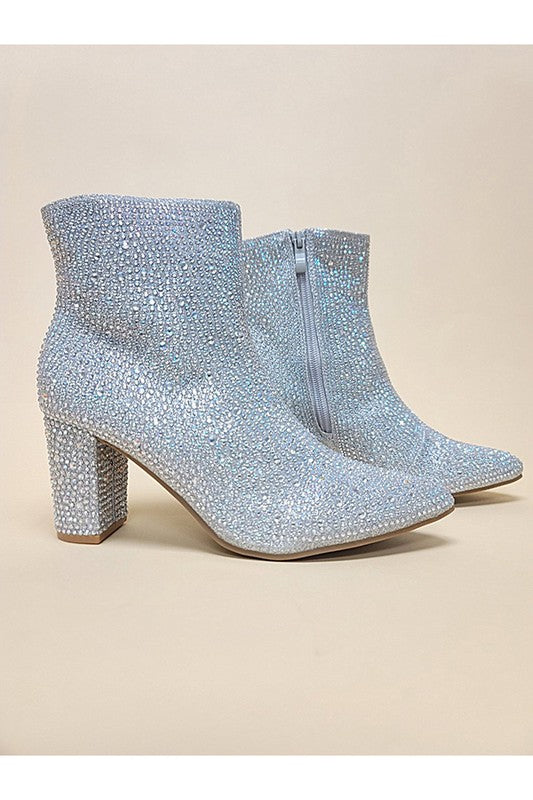 Country Girl Rhinestone Bootie