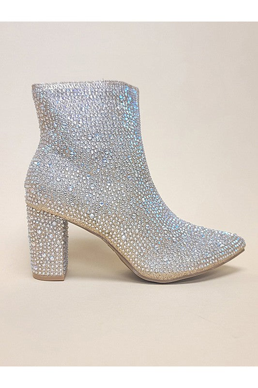 Country Girl Rhinestone Bootie