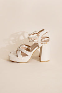 Criss Cross Strap Heels