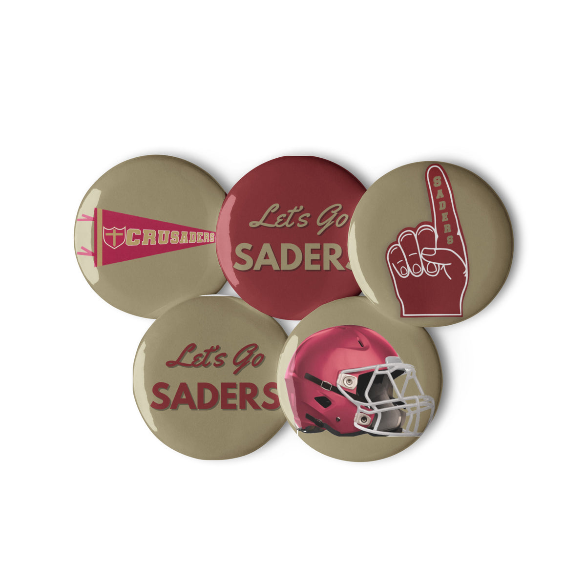 Crusaders Button Set