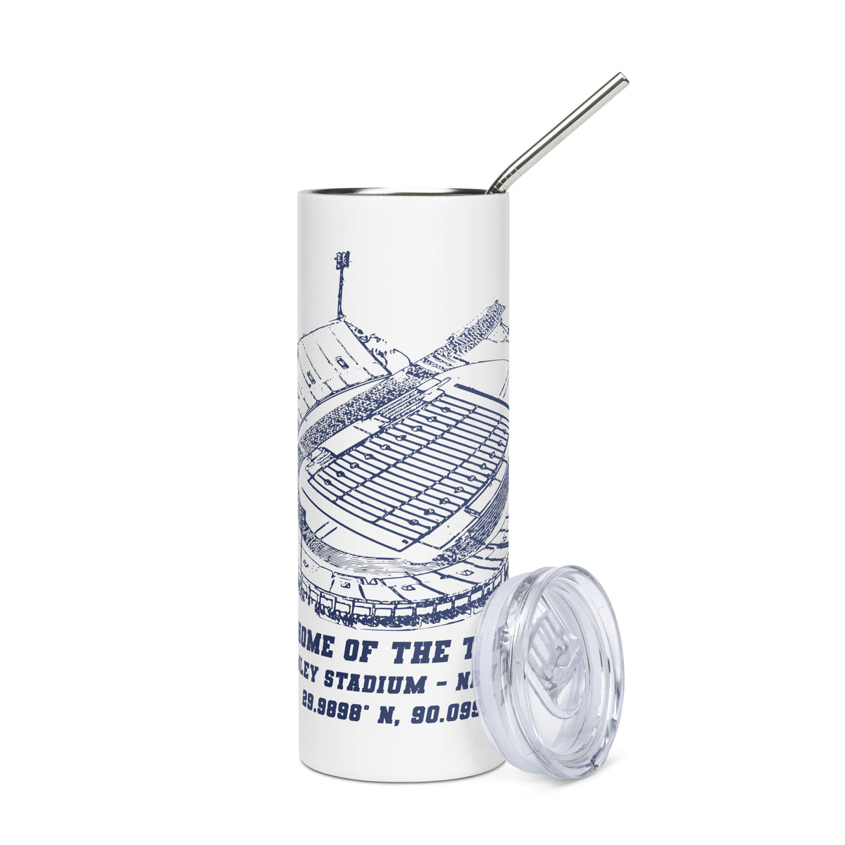 Home of the Tigers stainless steel tumbler