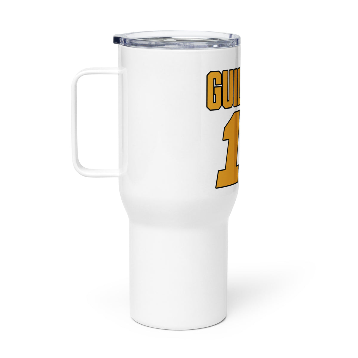 JG 19 Travel mug with a handle