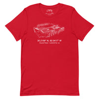 CAJUN FIELD tee in white