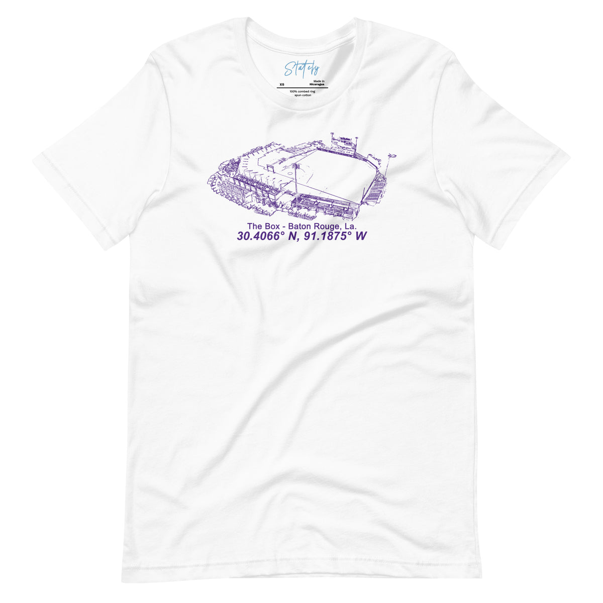 THE BOX tee -Purple