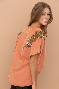 Tiger Prowl Sequin Top