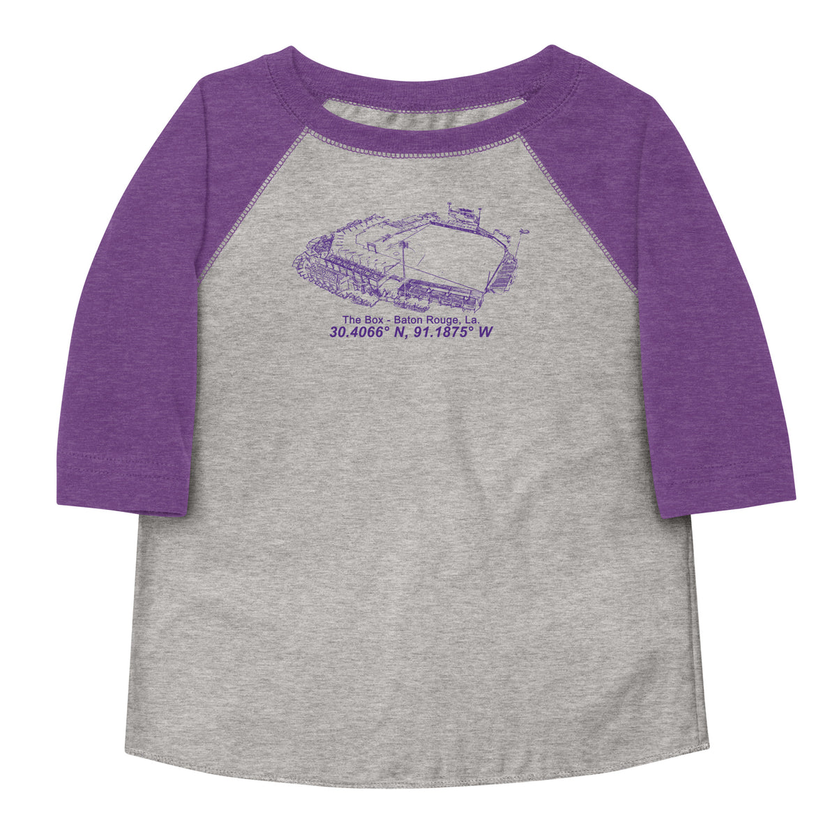 THE BOX toddler baseball shirt